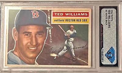 1956 Topps Ted Williams DSG 5.5 -Scan Me! • $1000