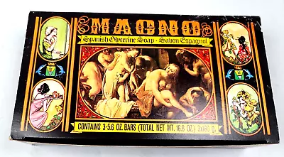 Vtg Magno Soap Island Of La Toja Spanish Glycerine 3 (3 Oz.) Bars Very Rare Box • $29.99