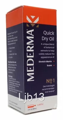 NEW Mederma Quick Dry Oil Scar And Stretch Mark Treatment Full Body 2 Fl Oz • $8.99