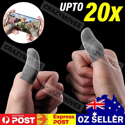 $3.86 • Buy 1/3/5/10 Pair Mobile Finger Sleeve Touch Screen Game Sweatproof Gloves VIC