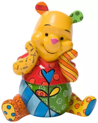 NEW Official Disney Figurine Winnie The Pooh Collectable Britto FREE AU SHIPPING • $92.99