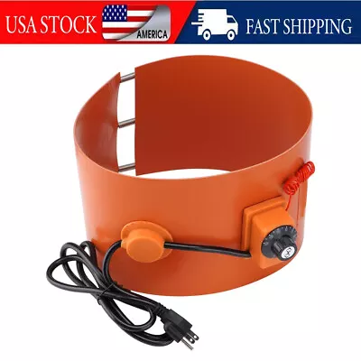 Orange Drum Heater For 5 Gallon Drums Insulated Band Heater 800 Watt 120 Volt • $53.99