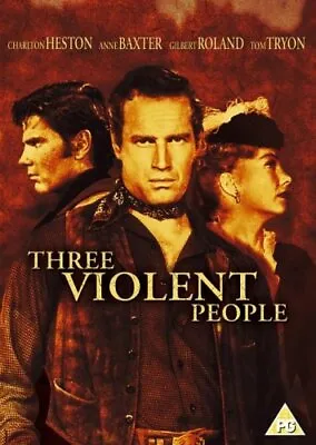 Three Violent People DVD (2005) Charlton Heston Maté (DIR) Cert PG Great Value • £2.64