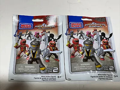 Lot Of 2 Mega Bloks Power Rangers Super Megaforce Series 1 Mystery Pack • $14.95