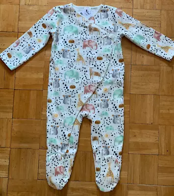 BNWT Baby Boys Girls Safari Fleece Sleepsuit 18-24 Months NEXT • £11.99