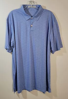 Peter Millar Crown Sport Featherweight Shirt Men's XL Golf Polo Squid Pro Quo • $86.97