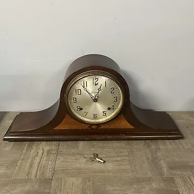 VTG Antique Style Sessions Mantle Clock Eight Day Turn Back Dulciana Runs Tested • $161.95