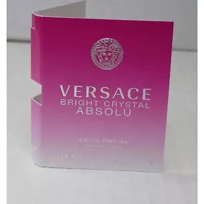 Versace Bright Crystal Absolu Eau De Parfum EDP Sample Spray .03oz 1ml • $4