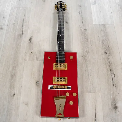 Gretsch G6138 Bo Diddley Guitar G Cutout Tailpiece Ebony Board Firebird Red • $2429.99