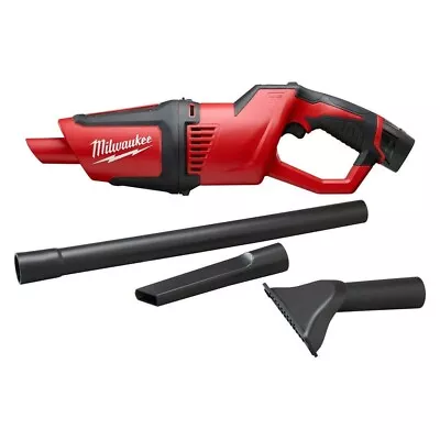 Milwaukee 0850-20 M12 12 Volt Lithium-Ion Cordless Compact Vacuum (Tool-Only) • $65