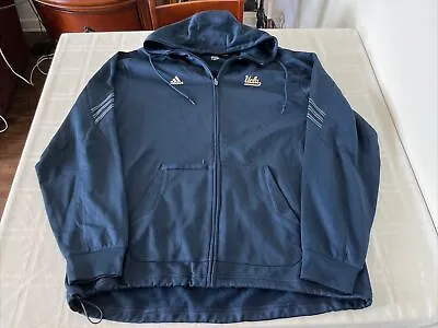 Adidas ClimaWarm Men’s Sz XXL UCLA Bruins Full Zoo Hoodie Jacket Blue TS3 • $30.99