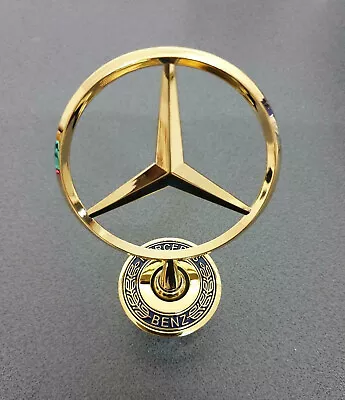 GOLD Mercedes Benz W202 W203 W208 W210 W211 W212 W124 3D Star Logo A2108800186 • $32.07