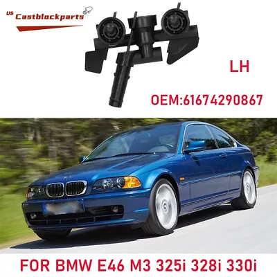 Fits BMW E46 M3 325i 328i 330i Driver Left Headlight Washer Nozzle 61674290867 • $16.32