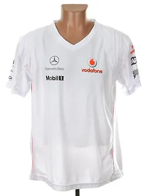 Formula 1 Vodafone Mclaren Mercedes Shirt Jersey Hamilton Era Size L Adult • $40.49