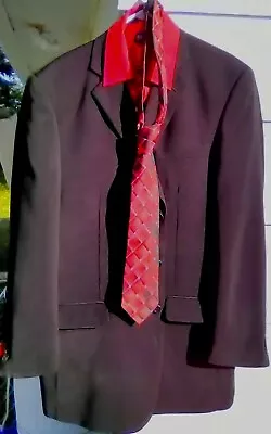 Suit Coat Separate By Midtown Man/George Dress Shirt/George 100% Silk Tie Combo • $5.99