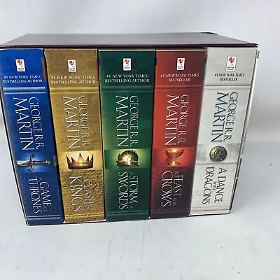 Game Of Thrones (A Song Of Ice And Fire) Series 1-5 Box Set George R.R. Martin • $27.20