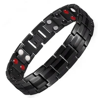 Titanium Magnetic Bracelet For Men Women 4 Elements Energy Arthritis Pain Relief • $38.15