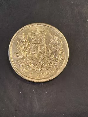 Rare 2015 One Pound Coin Royal Coat Of Arms £1 Coin - CIRCULATED • £3.49