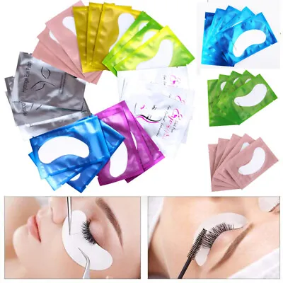 £0.99 • Buy Salon Under Eyelash Pads Gel Lint Free Patches Extensions Pads Make Up Tools