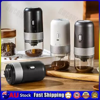 Electric Coffee Grinder With USB Mini Conical Burr Mill Useful Cordless For Home • $23.88