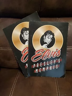 Lot Of 2 Elvis Presley's Memphis Restaurant Menus 13 X 9 Inches • $50