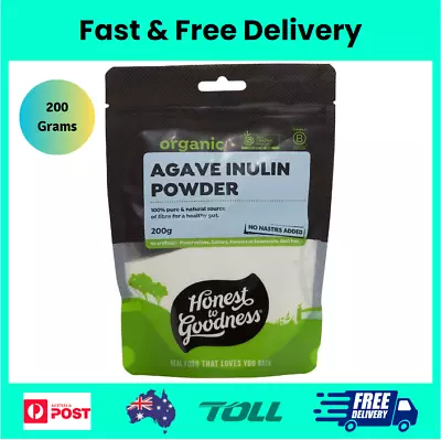 Honest To Goodness Organic Agave Inulin Powder 200 G • $16.30