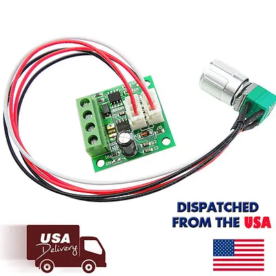 6V 12V 2A 30W DC Motor Speed Controller PWM Adjustable Variable Driver Switch • $5.65