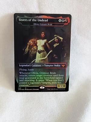 MTG Magic: The Gathering FOIL Sisters Of The Undead / Olivia Crimson Bride VOW • $1