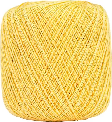 Aunt Lydia's Classic Crochet Thread Size 10-Maize 154-423 • £11.05