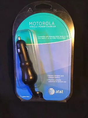 VEHICLE POWER CHARGER For Motorola RIZR/KRZR/PEBL/RAZR V3/RAZR V3t V195 New • $3.99