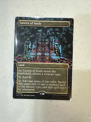 MTG Cavern Of Souls 0345 Mythic Borderless (Lost Caverns Of Ixalan) • $12.50