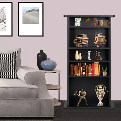 36  H Multimedia Storage Cabinet DVD Rack Book Shelf Organizer Stand Audio Tower • $36.58