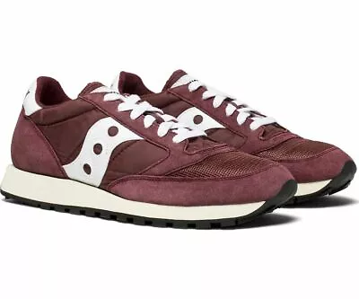 £49.99 • Buy Saucony Jazz Original Vintage Burgundy Retro Fashion Running Shoes Trainers UK 6