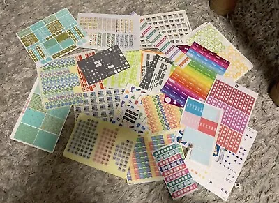 Large Bundle Of Planner Stickers Calendar Diary Journaling Etc • £4.99