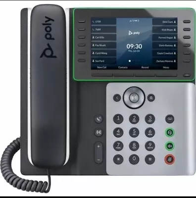 Poly Edge E550 IP Phone Corded Corded/Cordless Bluetooth Wi-Fi Not Ac Adapter • $175