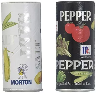 Morton Salt & Pepper Shaker Set 5.5 Ounce • $13.99