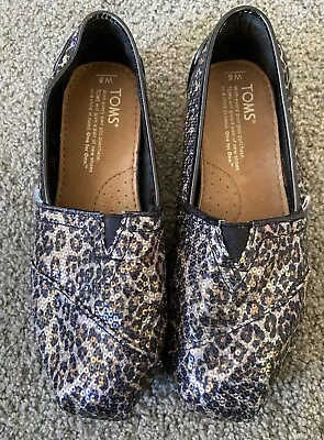 $29.99 • Buy TOMS Classic Sequin Leopard Flats Nordstrom Exclusive Size 5