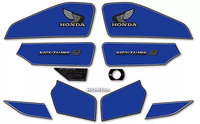 $149.91 • Buy Honda 1985 Nighthawk S - USA - Blue & Black Decal Set
