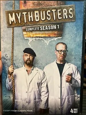 Mythbusters Season 1 Region 4 DVD (4 Discs) Science Documentary Tv Series • $16.50