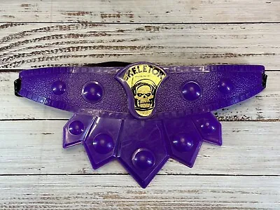 Vintage MOTU SKELETOR BELT Kids Size Pretend Play Costume 1983 Heman Mattel 80s • $18.99