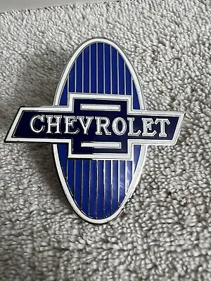 $19.99 • Buy Vintage CHEVROLET Hood Emblem Grille Badge Ornament ORIGINAL PAINT Mascot