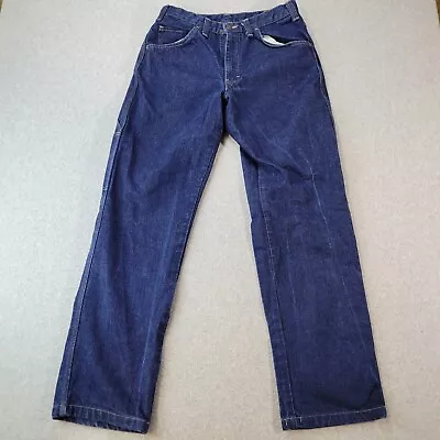 Dickies FR 2112 Jeans CAT 2 Mens 32 X 34 Flame Resistant Dark Wash Blue Denim • $26.71