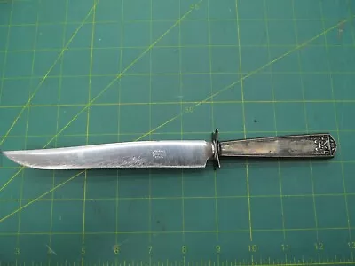 Inisco JS&Co Joseph Seymour Sterling Silver Handle Carving Knife Antique • $23.74