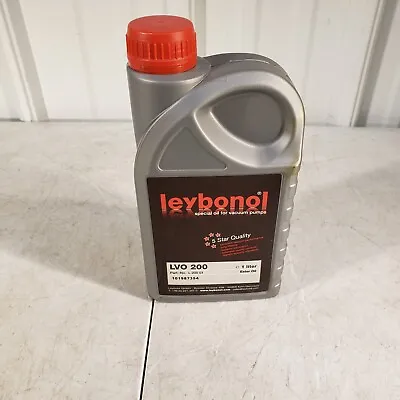 Leybold L20002 Leybonol LVO 200 Vacuum Pump Ester Oil 1 Liter High Vacuum • $69