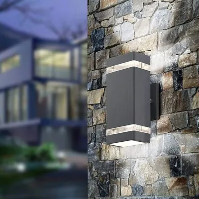 Modern Up Down LED Wall Light Garden Porch Sconce Lamp Indoor/Outdoor Waterproof • £12.34