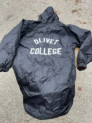 Warm Up Suits Jacket Football Sideline Olivet College Full Zip Coat XL Long WOW • $34.99