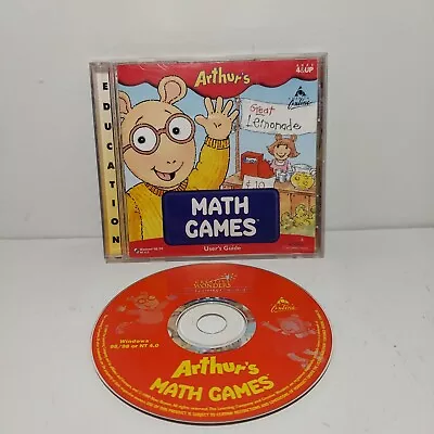 Arthur's Math Games Windows PC Game Ages 4 & Up The Learning Company W Manual • $4.99