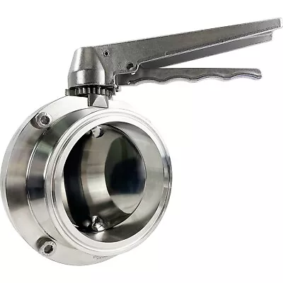 2.5  Manual Butterfly Valve Triclamp Ends 316 Ss With Epdm Seats Multilocking • $48.75