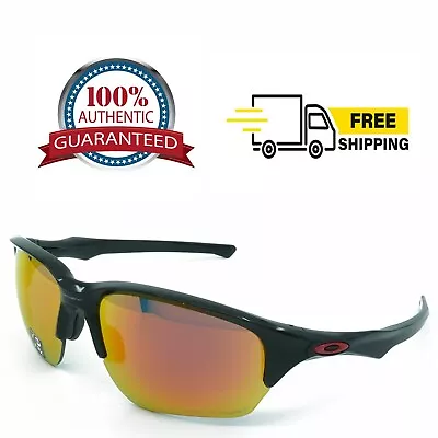 Oakley OO9363-14 Mens Flak Beta Sunglasses Black/Ruby Polarized 100% AUTHENTIC! • $69.98