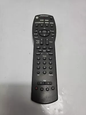 Genuine Bose 321 Media Center Remote Control No Battery Cover Black MX 7 44 6  • $24.99